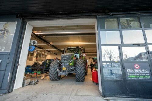 Probefahrt nach Service an einer Fendt Landmaschine